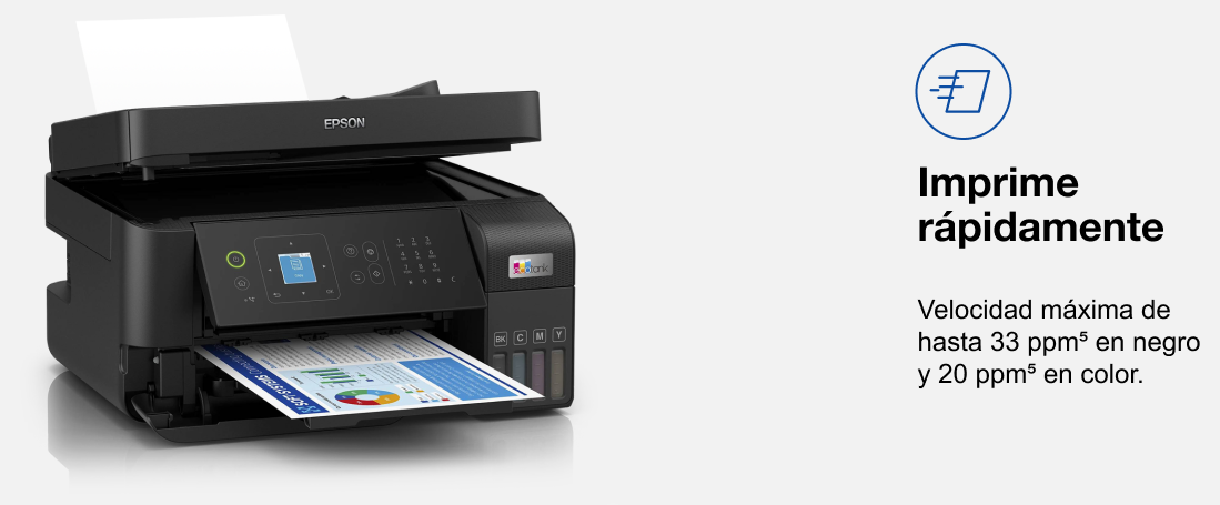 Miniatura 4 de Impresora Multifuncional EcoTank L5590 Wifi/Red/Fax