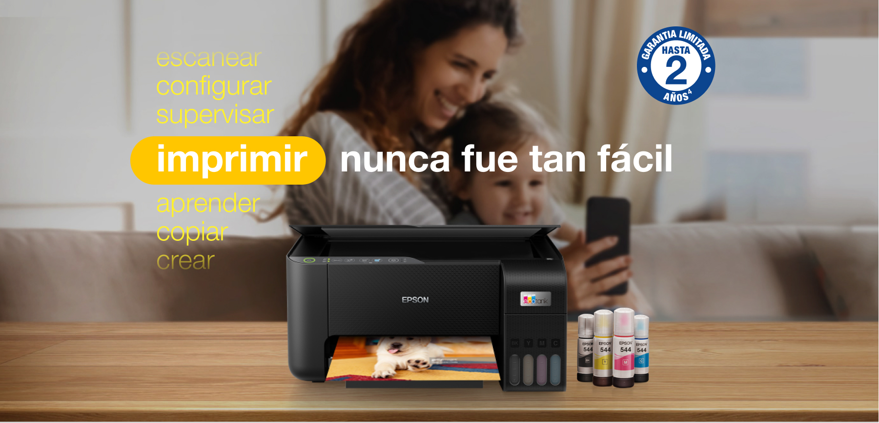 Impresora Multifuncional Inalámbrica Epson EcoTank L3250