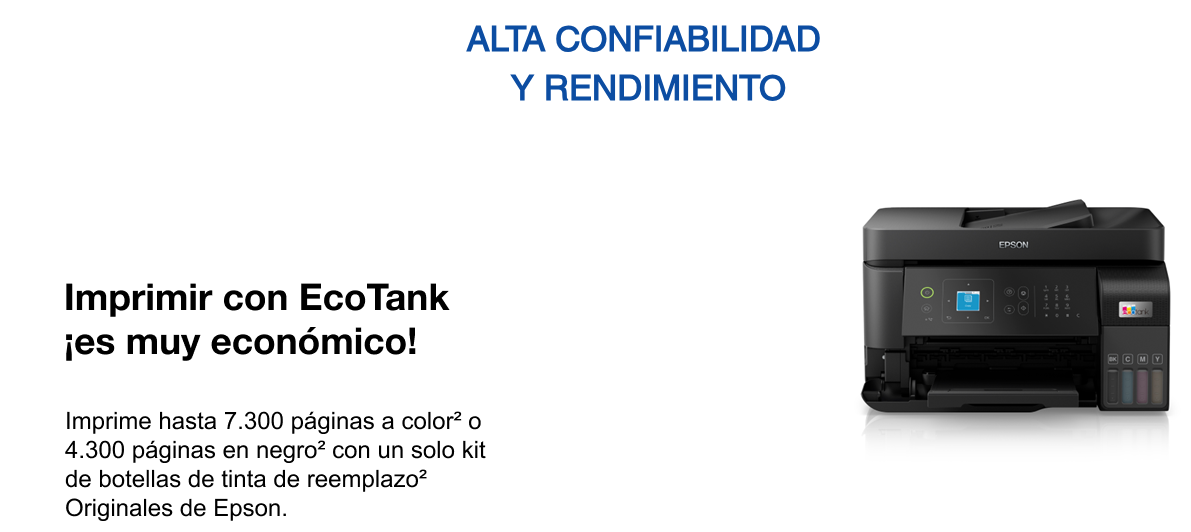 Miniatura 3 de Impresora Multifuncional EcoTank L5590 Wifi/Red/Fax